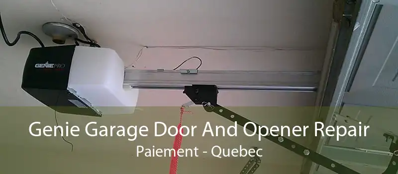 Genie Garage Door And Opener Repair Paiement - Quebec