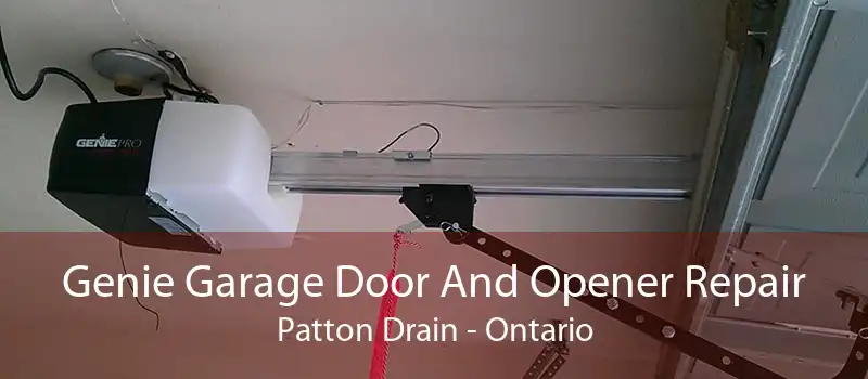 Genie Garage Door And Opener Repair Patton Drain - Ontario