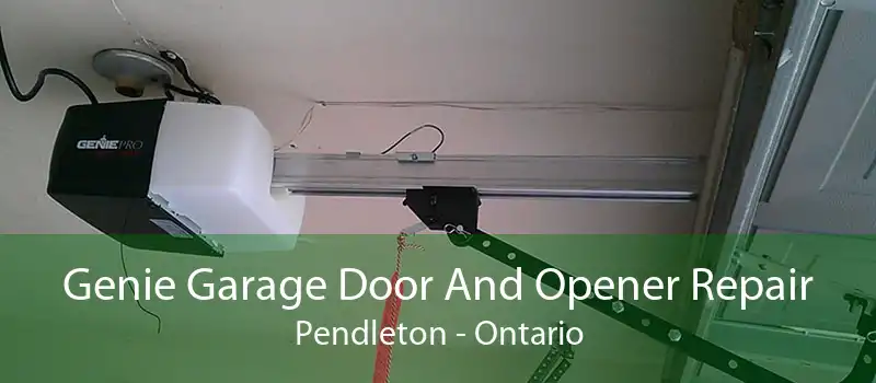 Genie Garage Door And Opener Repair Pendleton - Ontario