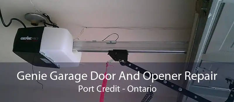 Genie Garage Door And Opener Repair Port Credit - Ontario