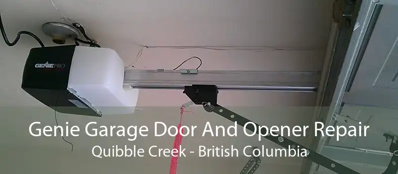 Genie Garage Door And Opener Repair Quibble Creek - British Columbia