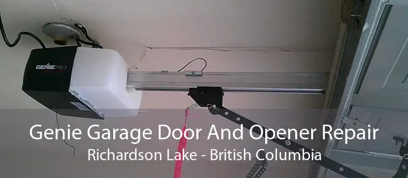 Genie Garage Door And Opener Repair Richardson Lake - British Columbia