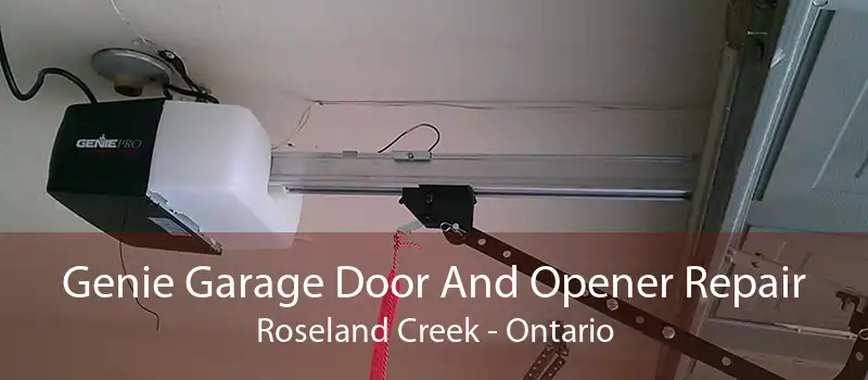 Genie Garage Door And Opener Repair Roseland Creek - Ontario
