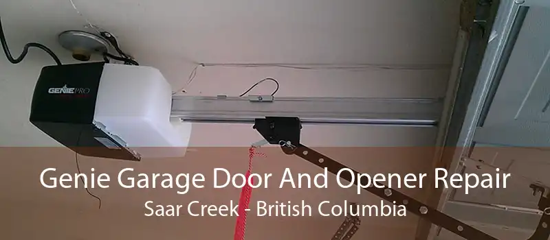 Genie Garage Door And Opener Repair Saar Creek - British Columbia