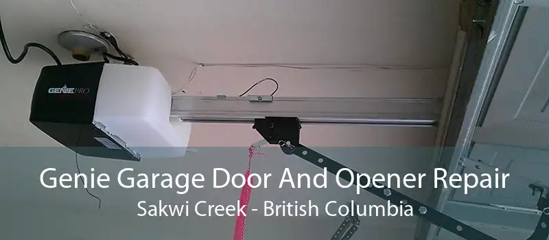 Genie Garage Door And Opener Repair Sakwi Creek - British Columbia