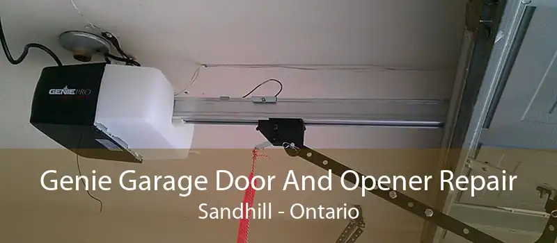 Genie Garage Door And Opener Repair Sandhill - Ontario