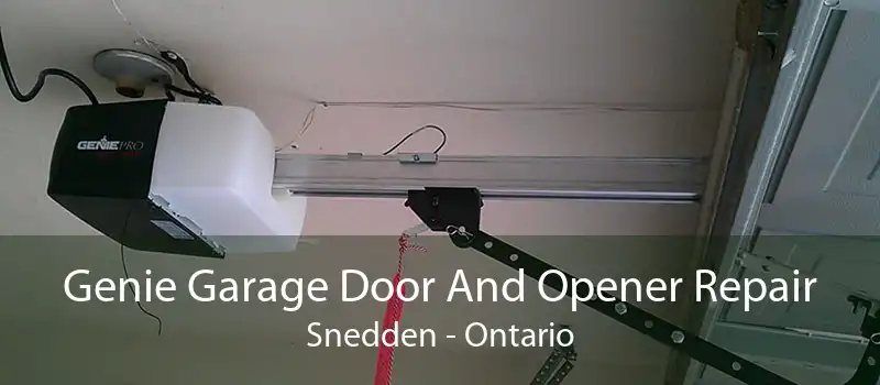 Genie Garage Door And Opener Repair Snedden - Ontario
