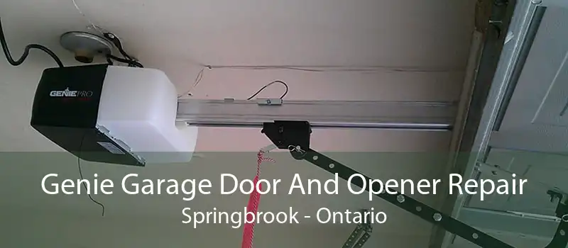Genie Garage Door And Opener Repair Springbrook - Ontario