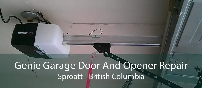 Genie Garage Door And Opener Repair Sproatt - British Columbia