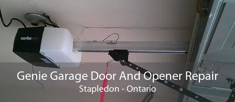 Genie Garage Door And Opener Repair Stapledon - Ontario