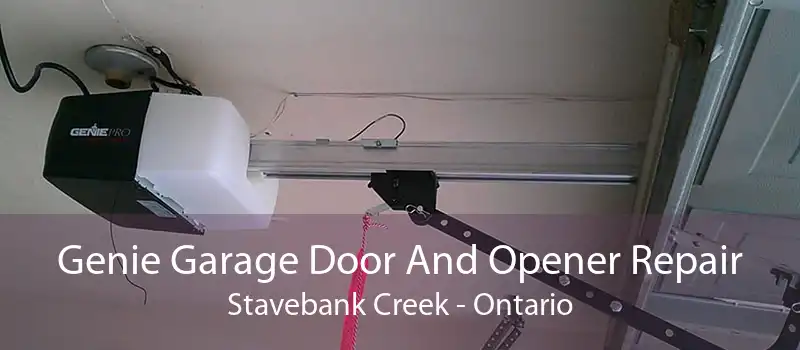 Genie Garage Door And Opener Repair Stavebank Creek - Ontario