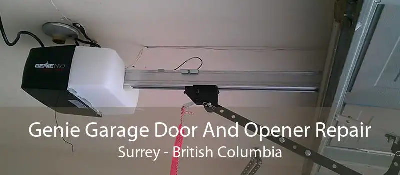Genie Garage Door And Opener Repair Surrey - British Columbia