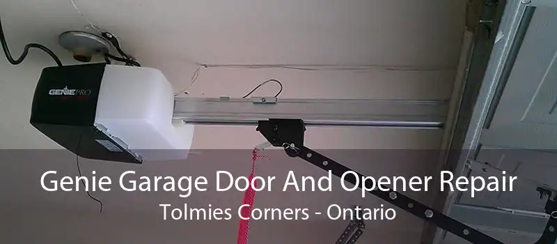 Genie Garage Door And Opener Repair Tolmies Corners - Ontario
