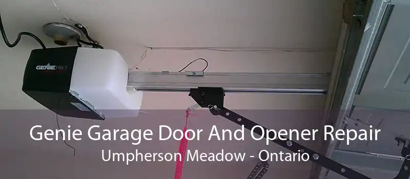 Genie Garage Door And Opener Repair Umpherson Meadow - Ontario