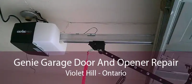Genie Garage Door And Opener Repair Violet Hill - Ontario