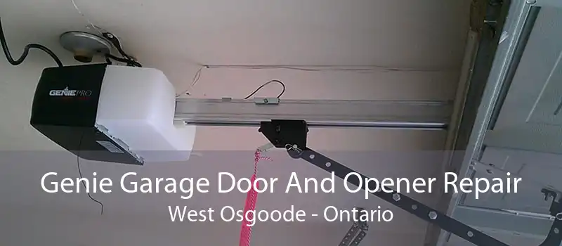 Genie Garage Door And Opener Repair West Osgoode - Ontario