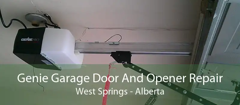 Genie Garage Door And Opener Repair West Springs - Alberta