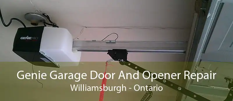 Genie Garage Door And Opener Repair Williamsburgh - Ontario