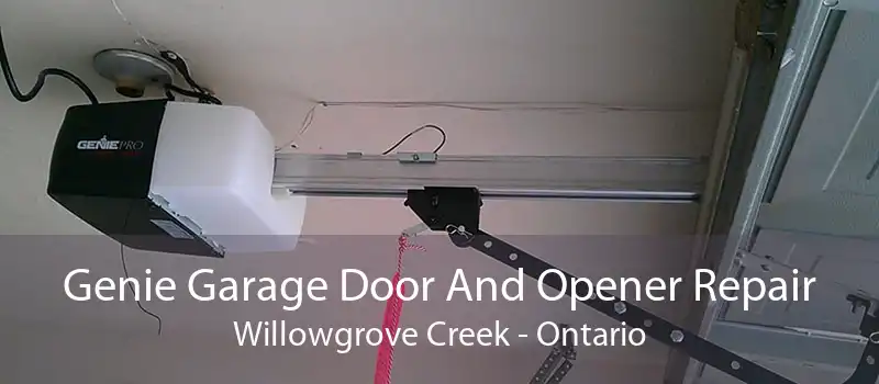 Genie Garage Door And Opener Repair Willowgrove Creek - Ontario