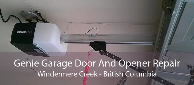Genie Garage Door And Opener Repair Windermere Creek - British Columbia