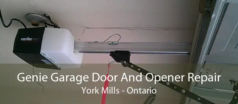 Genie Garage Door And Opener Repair York Mills - Ontario