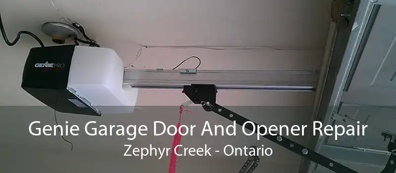 Genie Garage Door And Opener Repair Zephyr Creek - Ontario