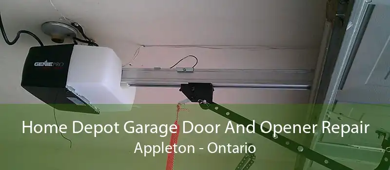 Home Depot Garage Door And Opener Repair Appleton - Ontario