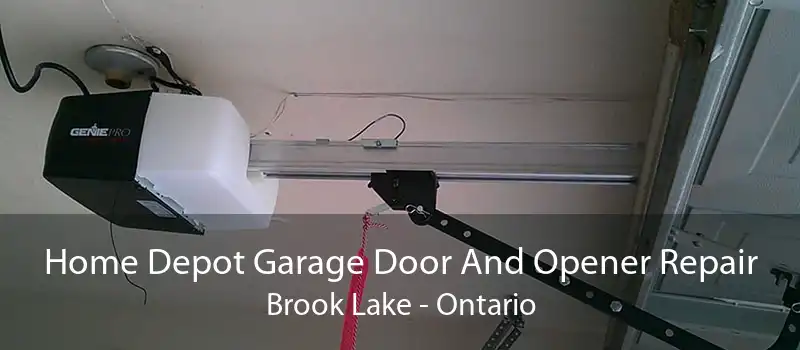 Home Depot Garage Door And Opener Repair Brook Lake - Ontario