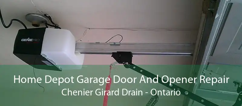 Home Depot Garage Door And Opener Repair Chenier Girard Drain - Ontario