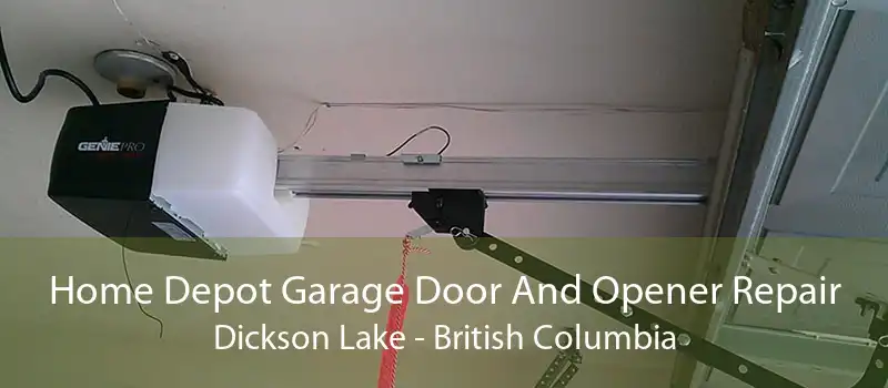 Home Depot Garage Door And Opener Repair Dickson Lake - British Columbia