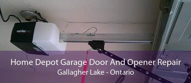 Home Depot Garage Door And Opener Repair Gallagher Lake - Ontario