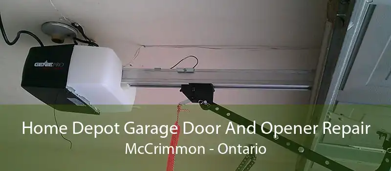 Home Depot Garage Door And Opener Repair McCrimmon - Ontario