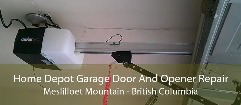 Home Depot Garage Door And Opener Repair Meslilloet Mountain - British Columbia