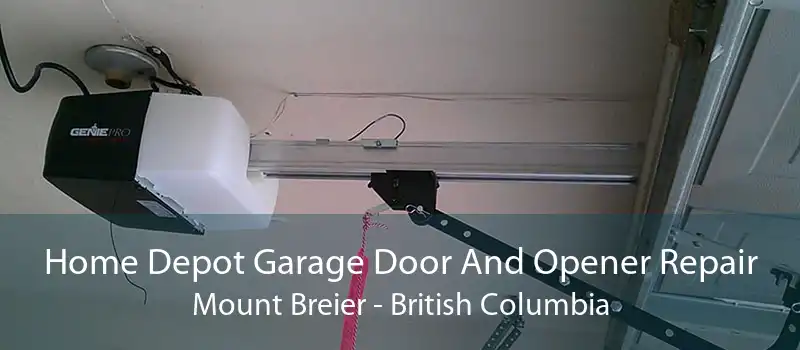 Home Depot Garage Door And Opener Repair Mount Breier - British Columbia