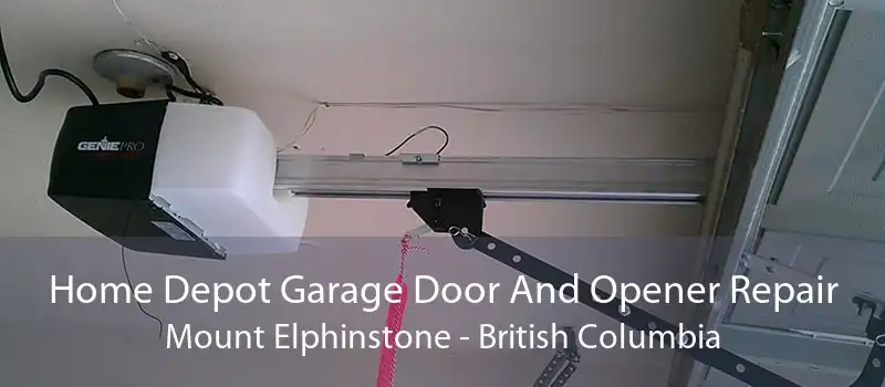 Home Depot Garage Door And Opener Repair Mount Elphinstone - British Columbia