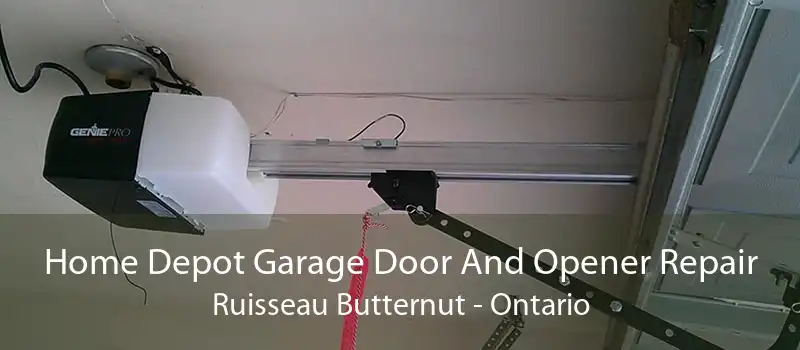 Home Depot Garage Door And Opener Repair Ruisseau Butternut - Ontario