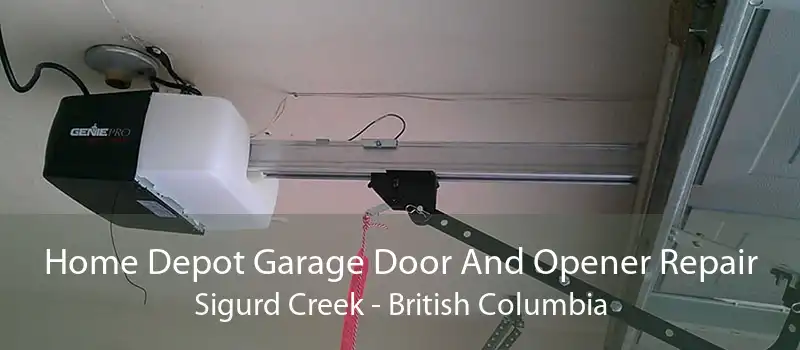 Home Depot Garage Door And Opener Repair Sigurd Creek - British Columbia