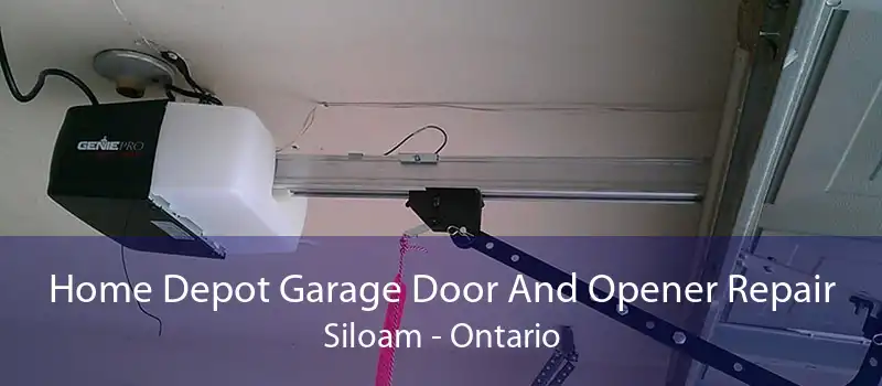 Home Depot Garage Door And Opener Repair Siloam - Ontario