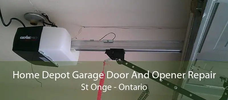 Home Depot Garage Door And Opener Repair St Onge - Ontario