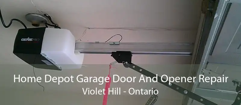 Home Depot Garage Door And Opener Repair Violet Hill - Ontario