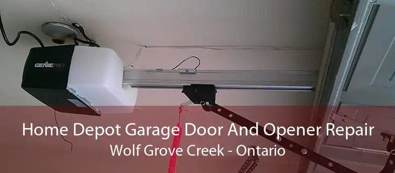 Home Depot Garage Door And Opener Repair Wolf Grove Creek - Ontario