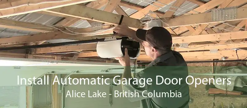 Install Automatic Garage Door Openers Alice Lake - British Columbia