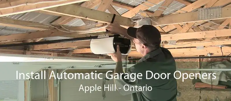 Install Automatic Garage Door Openers Apple Hill - Ontario