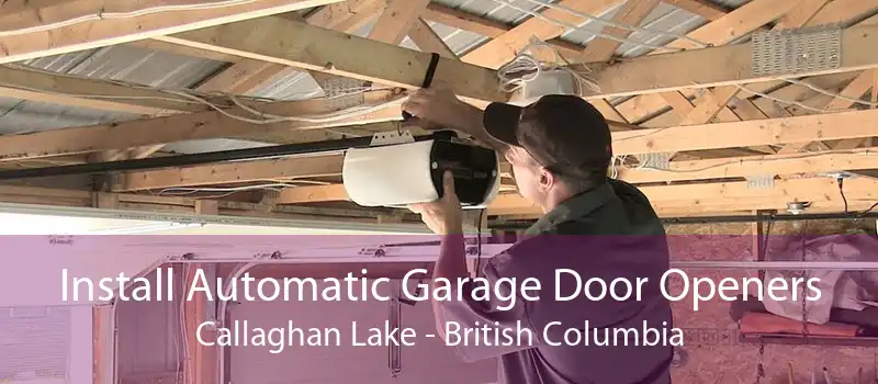 Install Automatic Garage Door Openers Callaghan Lake - British Columbia