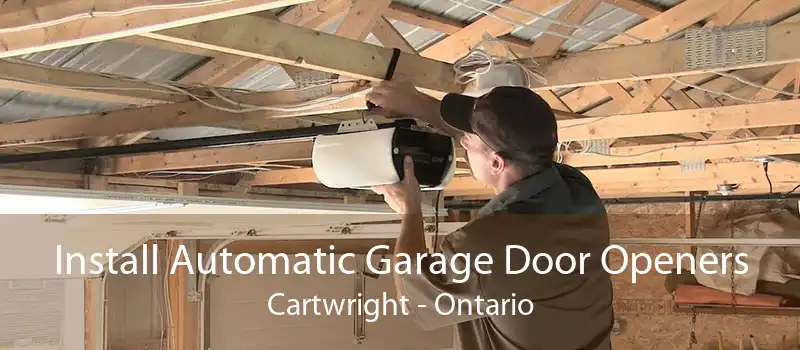 Install Automatic Garage Door Openers Cartwright - Ontario