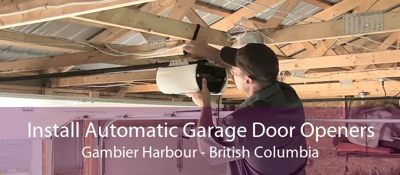 Install Automatic Garage Door Openers Gambier Harbour - British Columbia