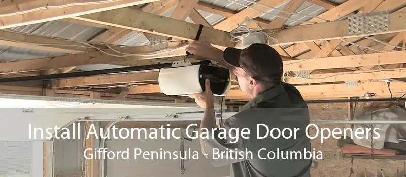 Install Automatic Garage Door Openers Gifford Peninsula - British Columbia