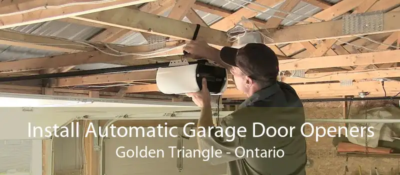 Install Automatic Garage Door Openers Golden Triangle - Ontario