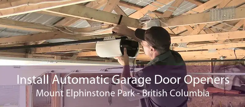 Install Automatic Garage Door Openers Mount Elphinstone Park - British Columbia