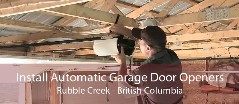 Install Automatic Garage Door Openers Rubble Creek - British Columbia